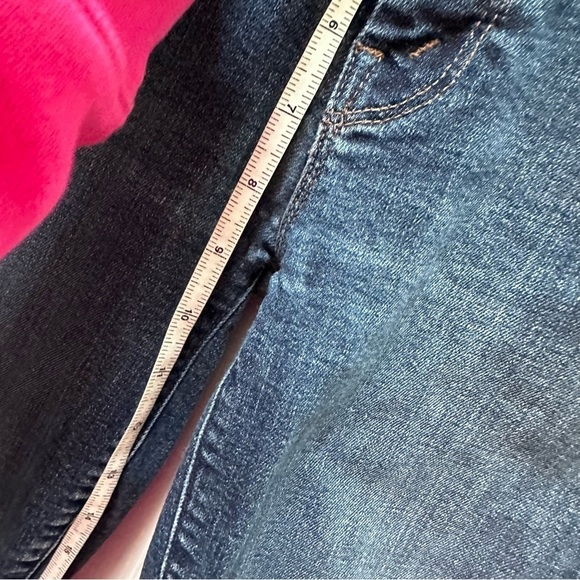 Mother the looker ankle fray high rise skinny jeans 24 blue - Picture 6 of 10